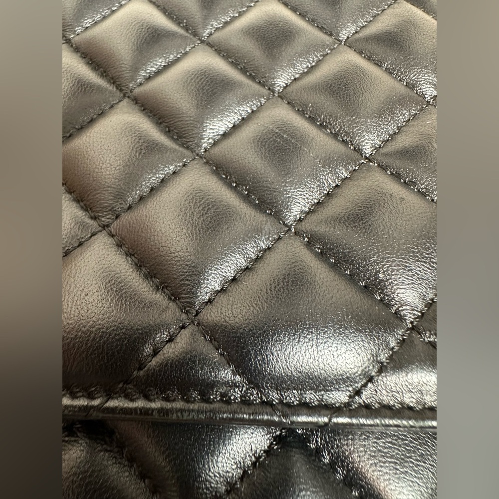Versace Black Quilted Crossbody Bag with Gold Accents - Picture 17 of 17
